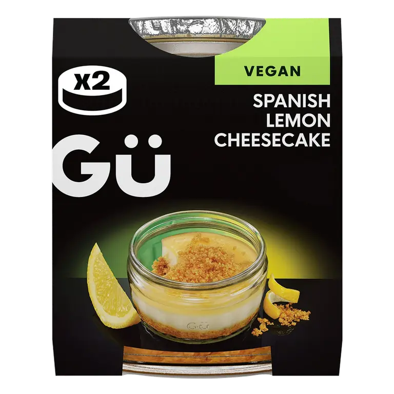 Plant Spanish Lemon Cheesecakes Dessert 2 x 92g