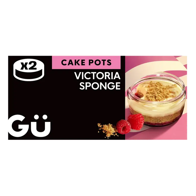 Victoria Sponge Cake Pots Dessert 2x 74g