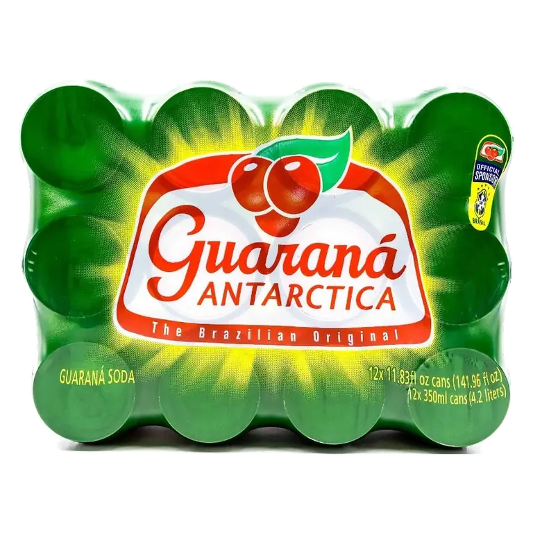 Guarana Antartica Soda, 12pk/11.83 fl oz Cans: Gluten-Free