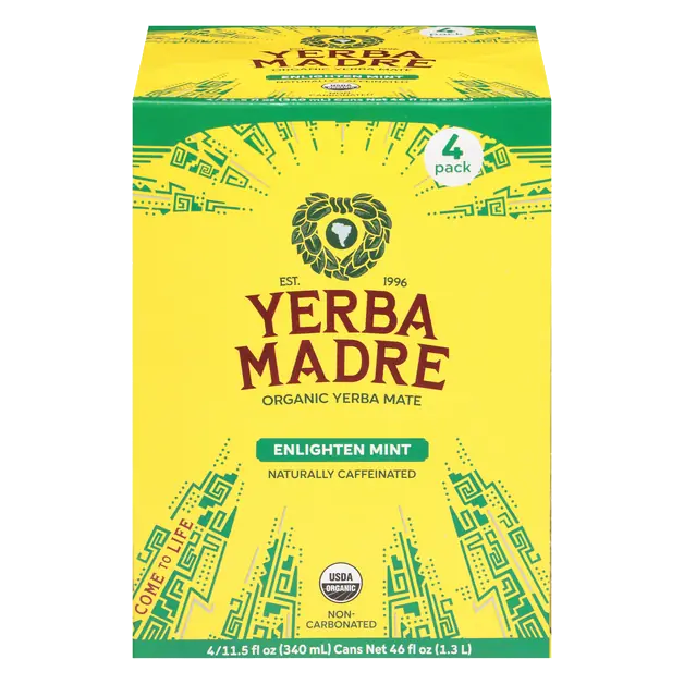 Organic Enlighten Mint Yerba Mate - 4 pk