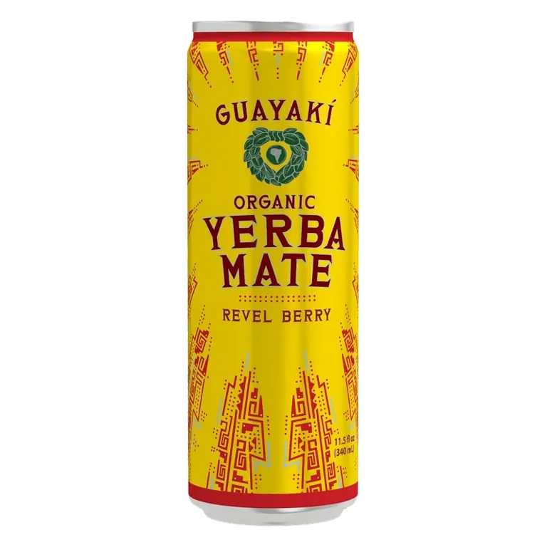Guayaki Yerba Mate Revel Berry, 11.5 fl oz: Organic, Gluten-Free