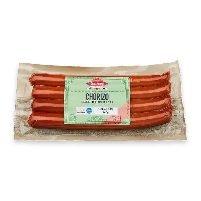 Chorizo Smal 78% Kötthalt 240g