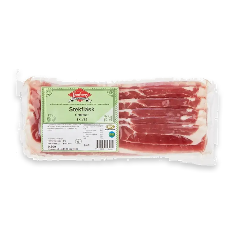 Stekfläsk Rimmat Skivat 300g