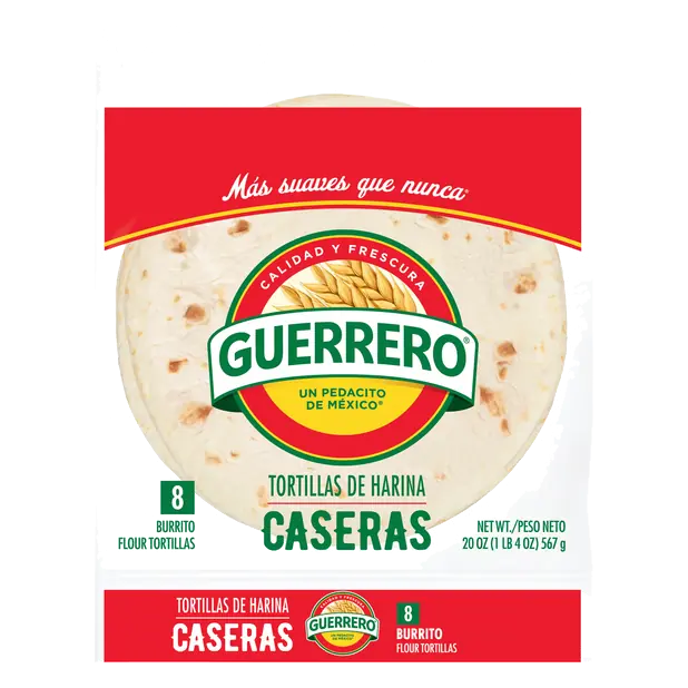 Burrito Flour Tortillas 9.5 Inch - 8 ct