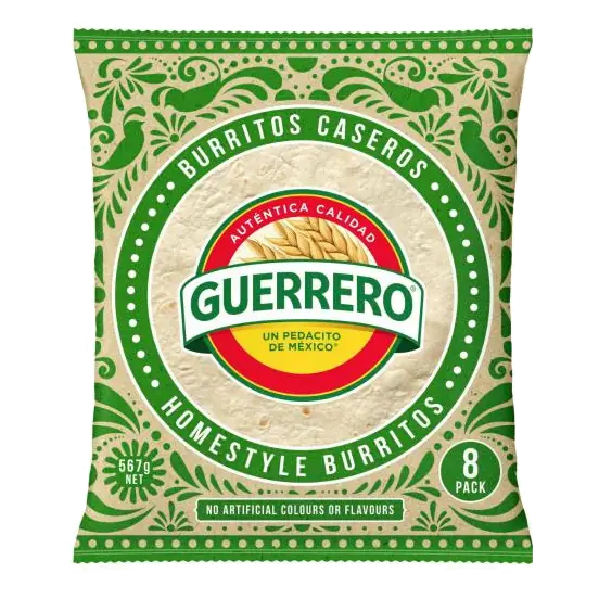 Burrito Tortillas 10in 8 Pack