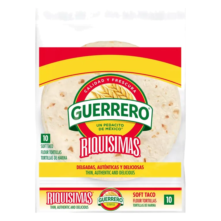 Flour Riquisimas Soft Taco Tortillas