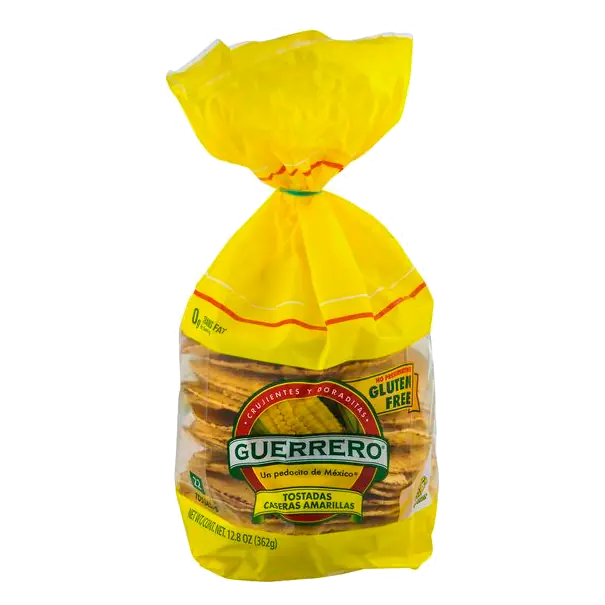 Gluten Free Tostadas Caseras Amarillas 5.5 Inch - 22 ct
