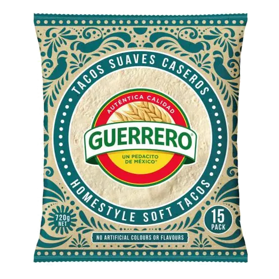 Soft Taco Tortillas 8in 15 Pack