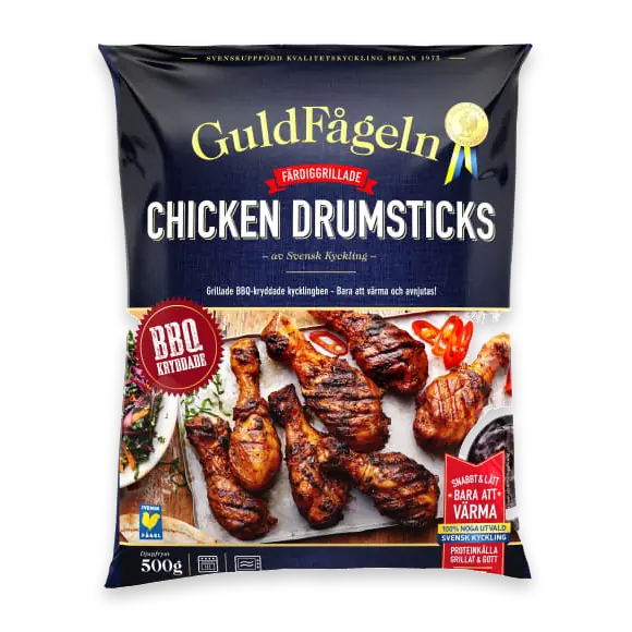 Drumsticks Chicken Bbq Fryst