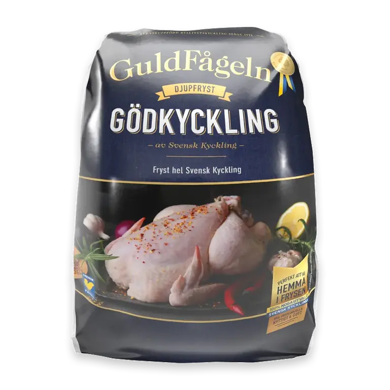 Gödkyckling Fryst ca 1350g