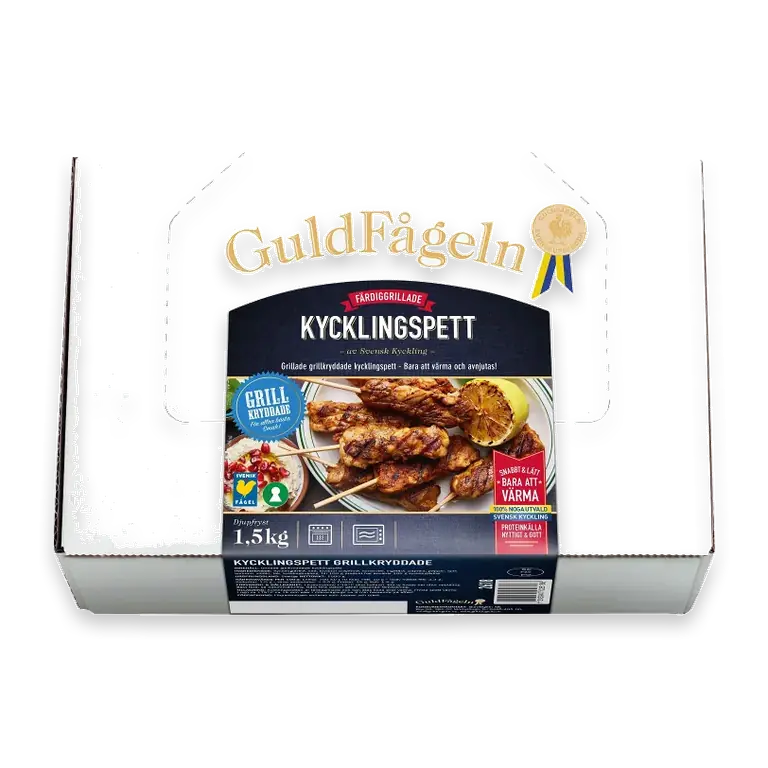 Grillade kycklingspett grillkrydda Fryst 1,5kg