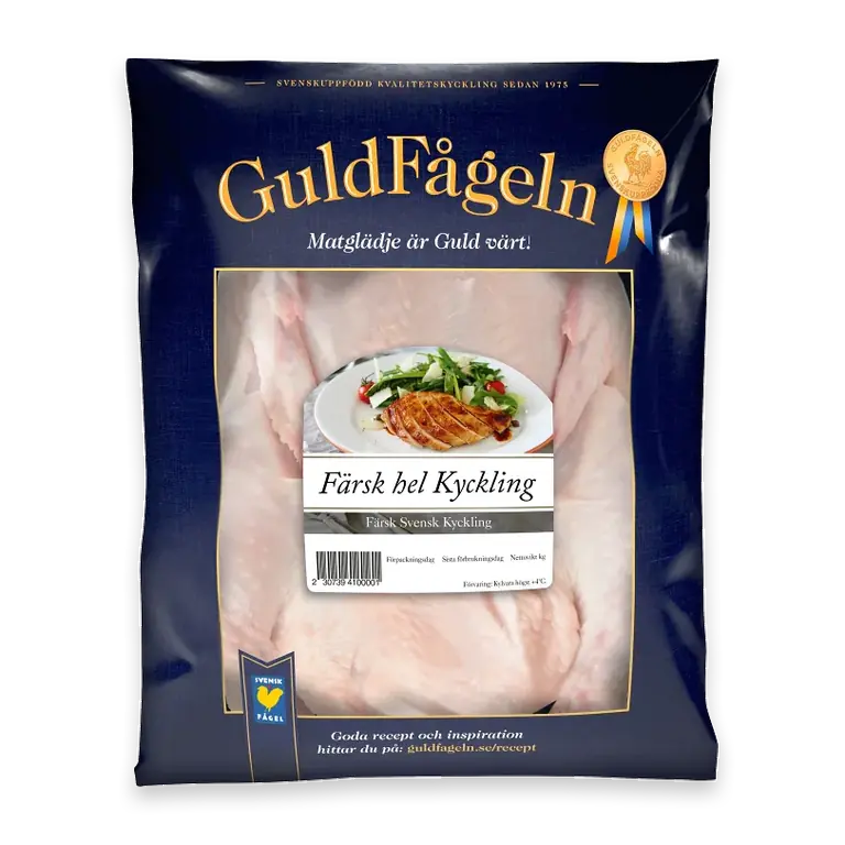 Kyckling Färsk Hel ca 1,2kg