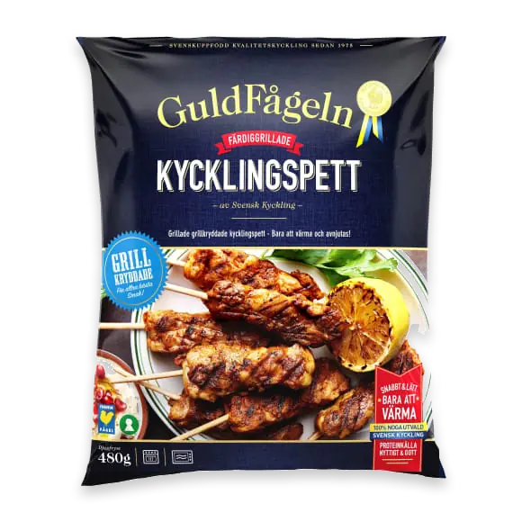 Kyckling Spett Grillade