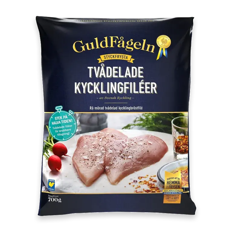 Kycklingbröstfilé 2-delad Fryst 700g