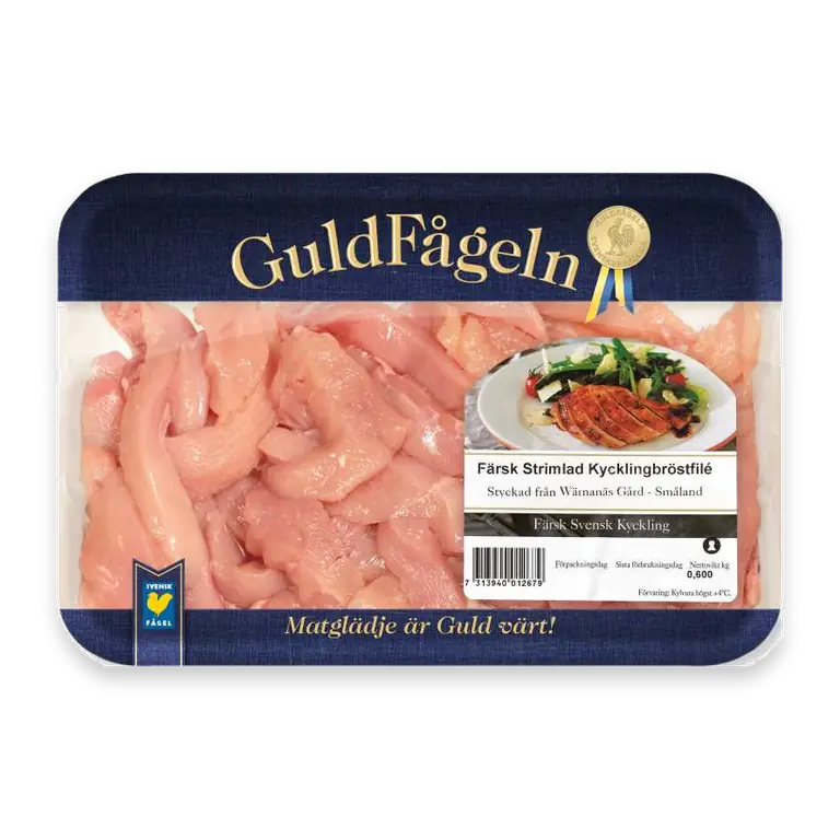 Kycklingbröstfilé Strimlad