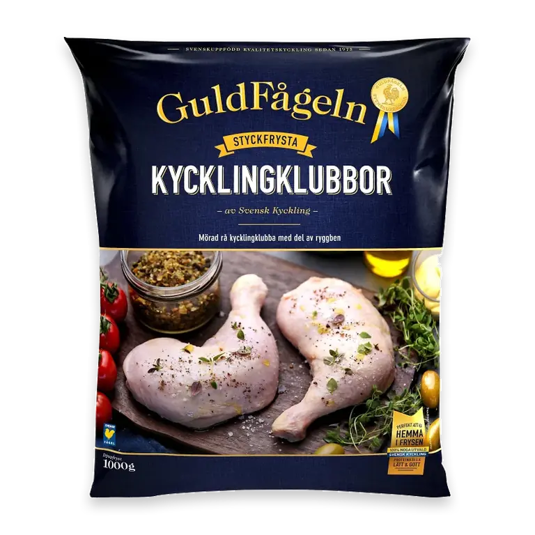 Kycklingklubbor Fryst 1kg