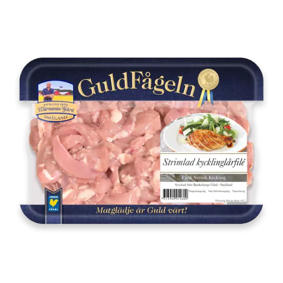 Lårfilé Strimlad Kycklinglårfilé