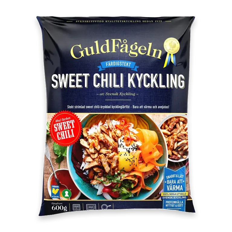Sweet chili kyckling Fryst 600g