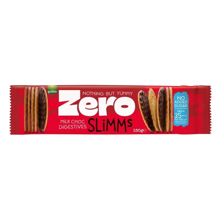 Gullón Zero Milk Choc Digestives Slimms 150g