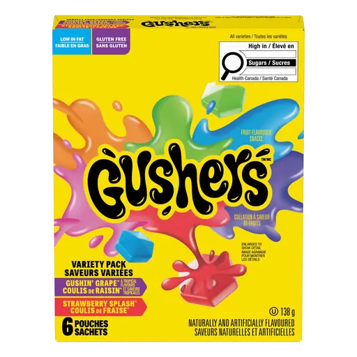 Gluten-Free Fruit Flavoured Snacks Variety Pack 138 g