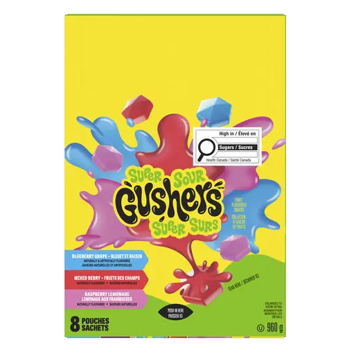 Fruit Snacks Super Sour 8 x 120 g