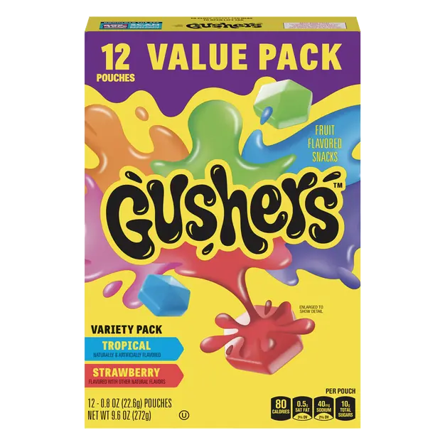 Tropical & Strawberry Fruit Flavored Snacks - 12 ct