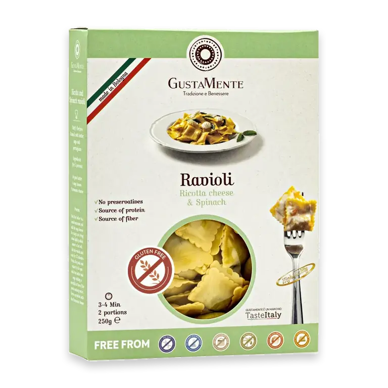 Ravioli Ricotta & Spenat Glutenfri 250g