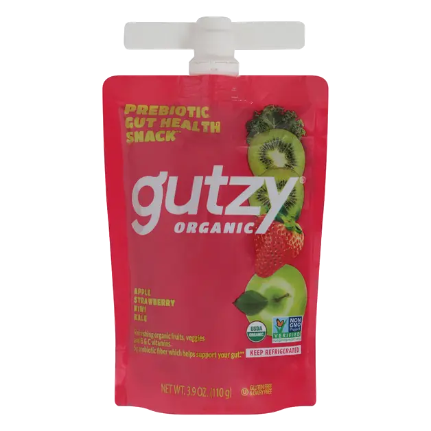 Organic Apple Strawberry Kiwi & Kale Gut Health Snack Squeeze