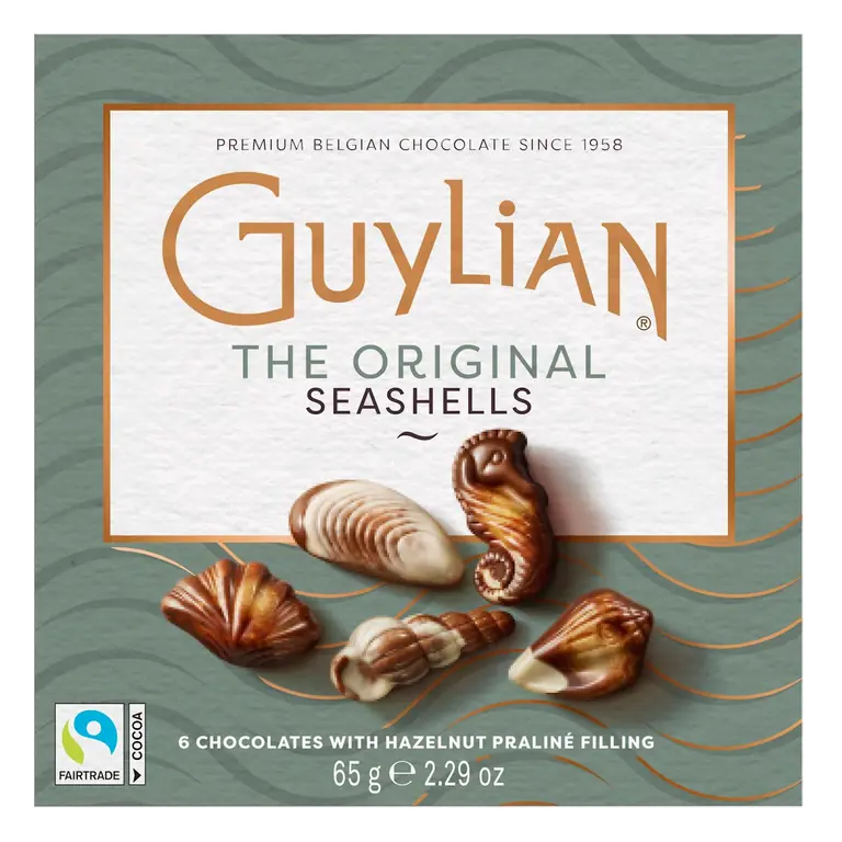 Artisanal Belgian Chocolate Sea Shells