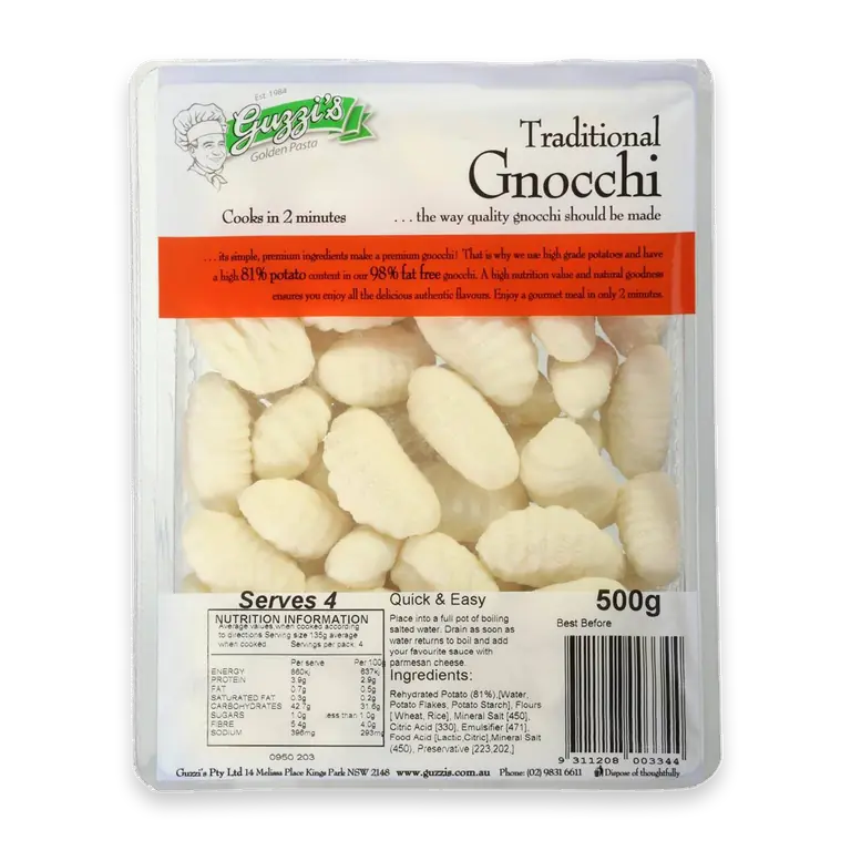 Golden Pasta Gnocchi Potato Dry