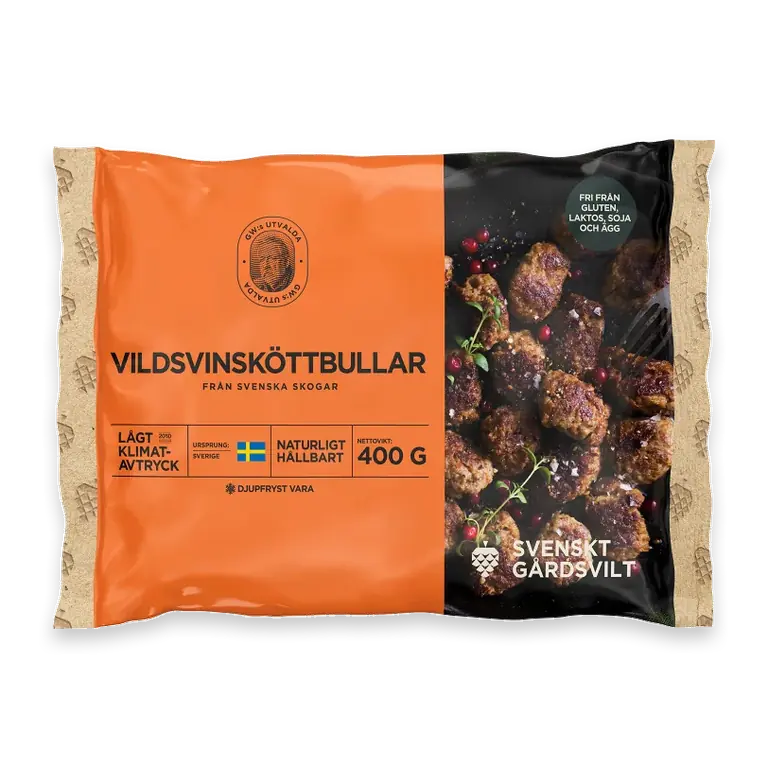 Vildsvinsköttbullar 400g