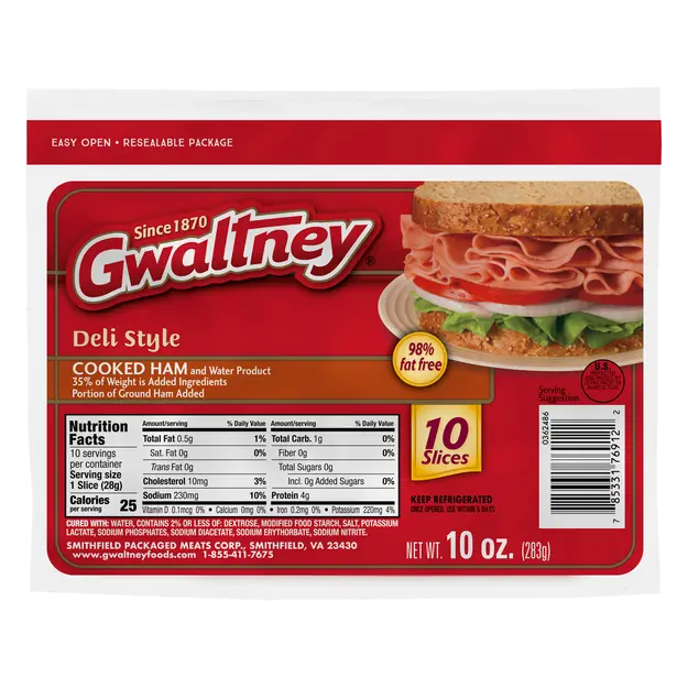 Deli Style Cooked Ham