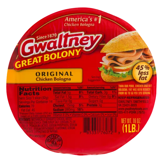 Great Bolony Chicken Bologna Sliced