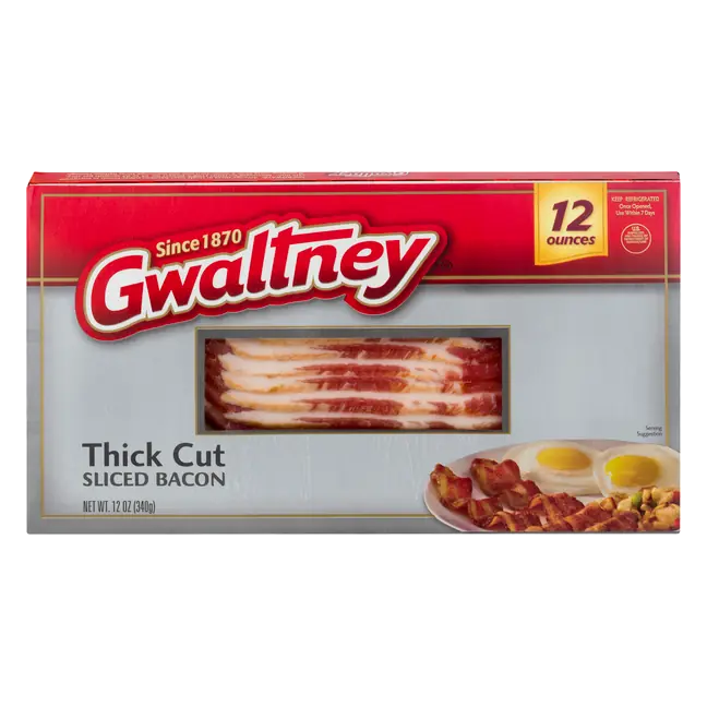 Thick Cut Bacon Sliced