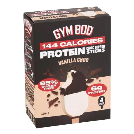 Vanilla Protein Choc Dipped Sticks 4 Pack