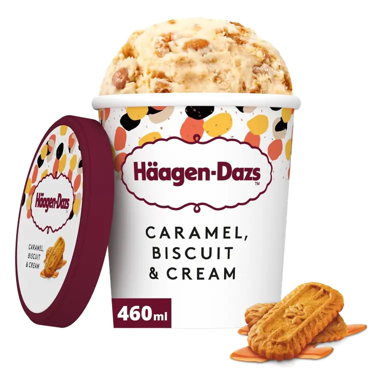 Caramel, Biscuit & Cream Ice Cream