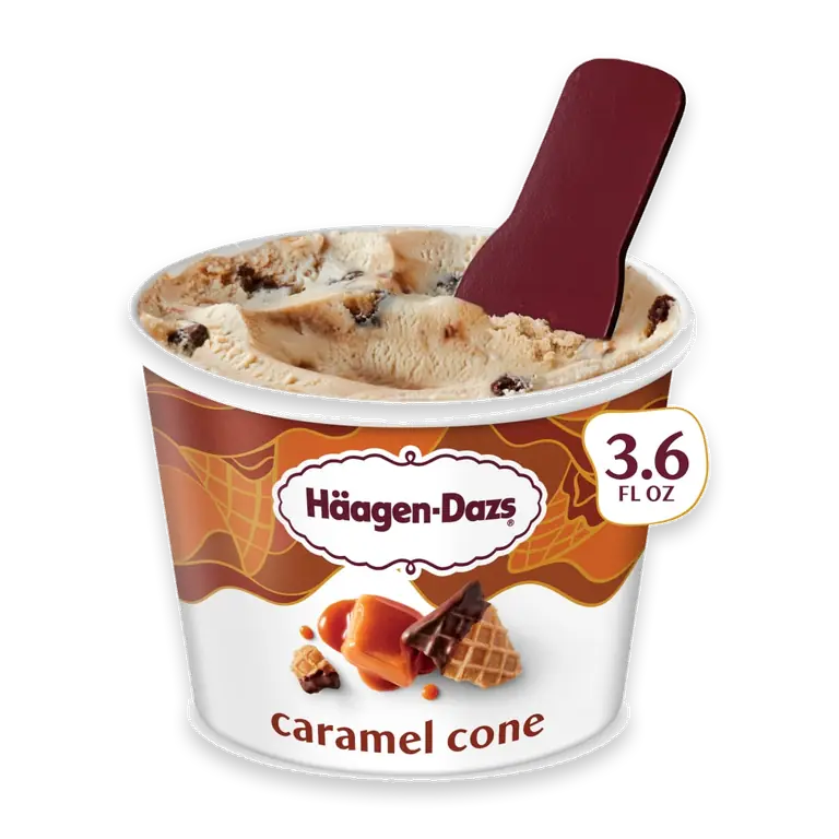 Caramel Cone Ice Cream Cup