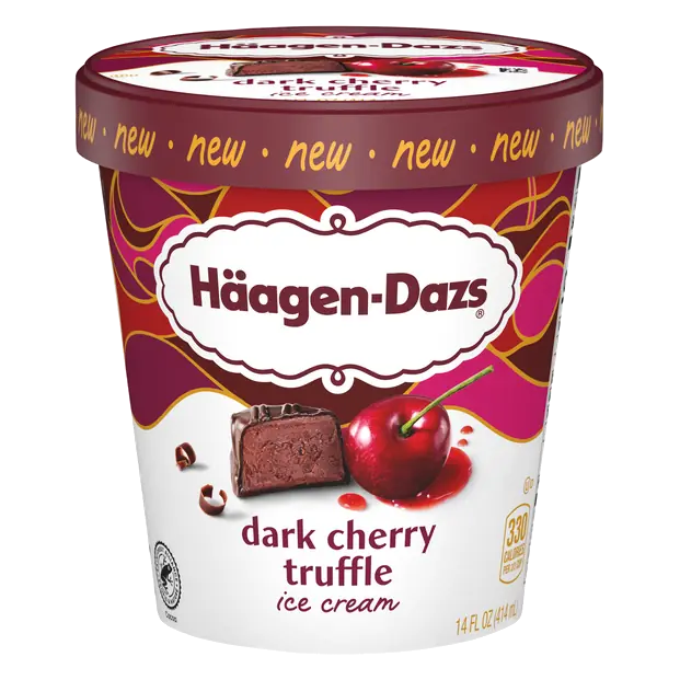 Dark Cherry Truffle Ice Cream