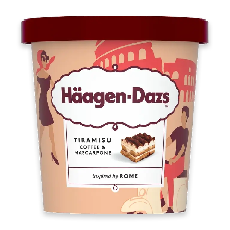 Glass Tiramisu 420ml Häagen Dazs