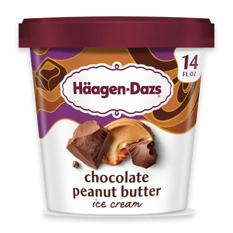 Häagen-Dazs Chocolate Peanut Butter Ice Cream, 14 Oz.
