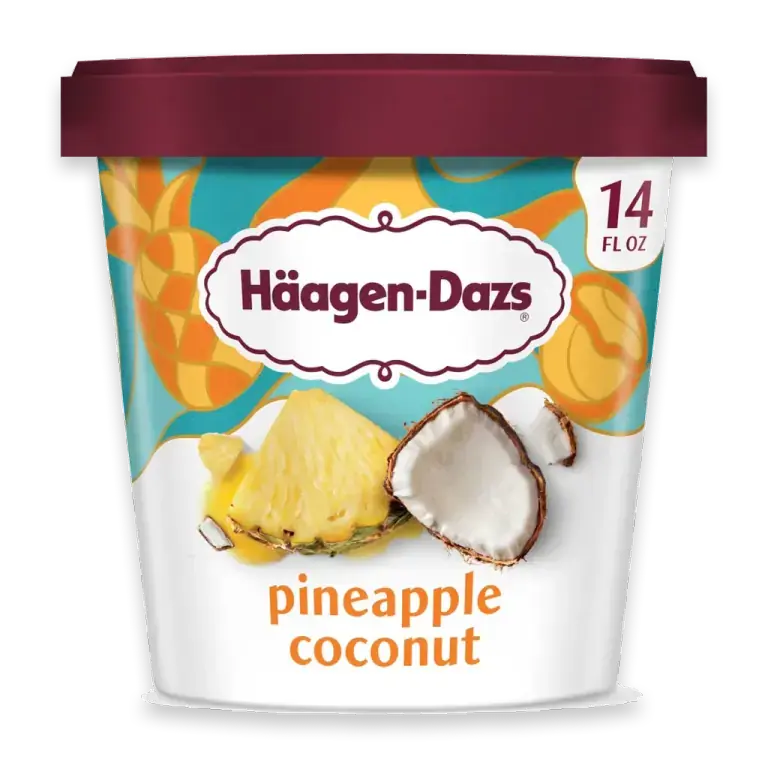 Häagen-Dazs Pineapple Coconut Ice Cream, 14 Oz.