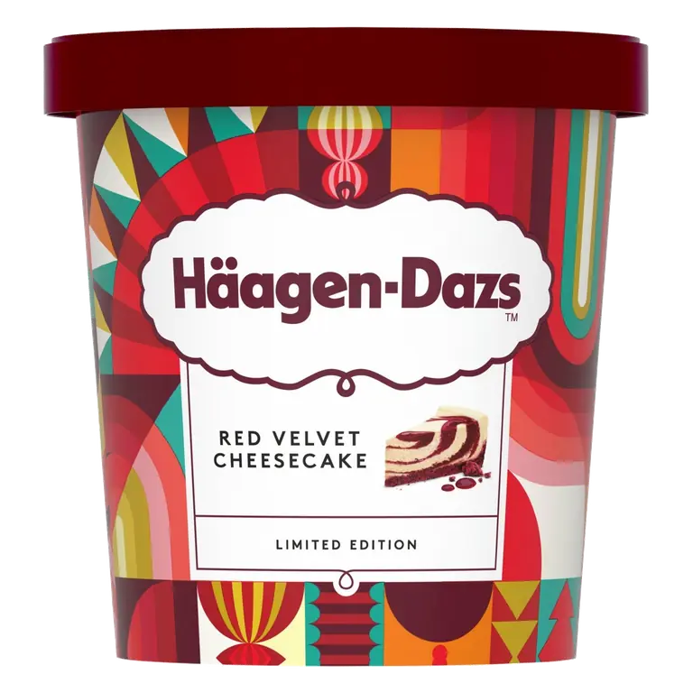 Haagen Dazs Red Velvet Cheesecake Ice Cream