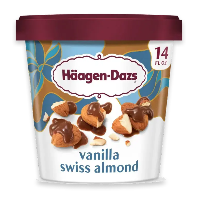 Häagen-Dazs Vanilla Swiss Almond Ice Cream, 14 Oz.