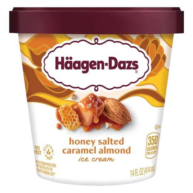 Honey Salted Caramel Almond Ice Cream