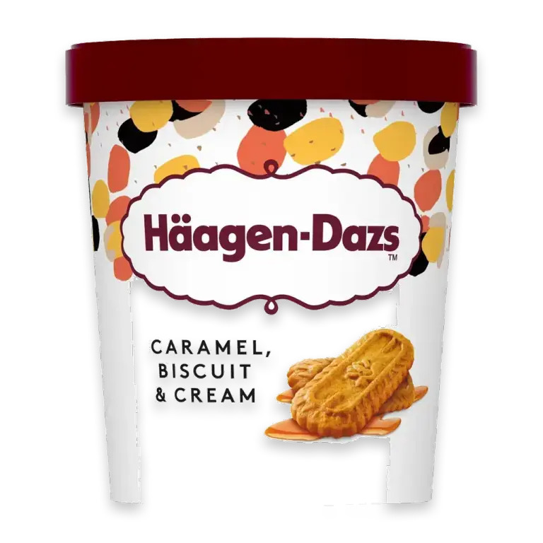 Ice Cream Caramel Biscuit & Cream