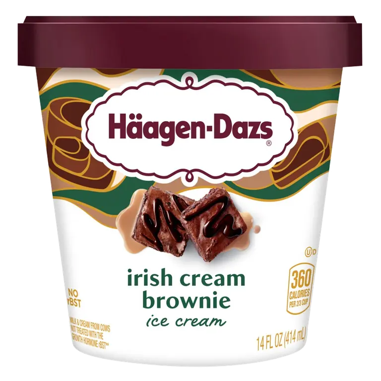 Irish Cream Brownie Ice Cream