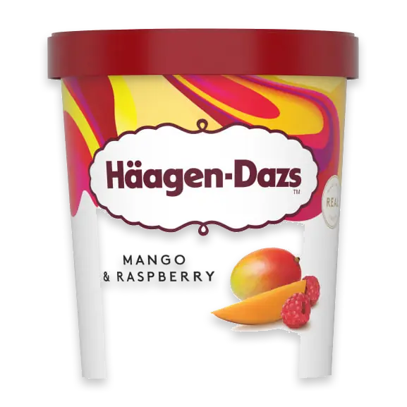 Mango & Raspberry Glass
