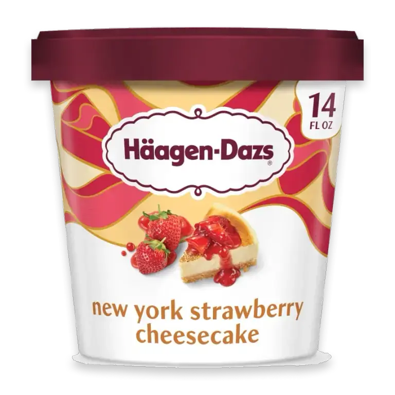 New York Strawberry Cheesecake Ice Cream, 14oz