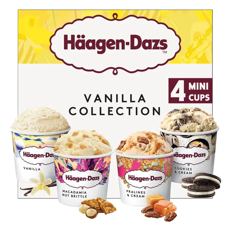 Vanilla Collection Minicup Ice Creams