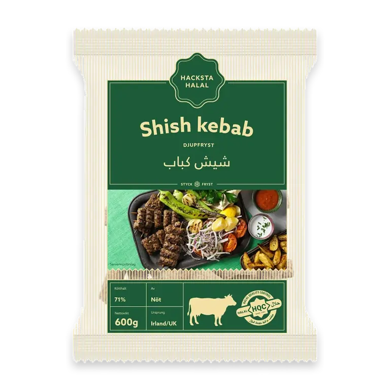 Kebabspett Halal 600g
